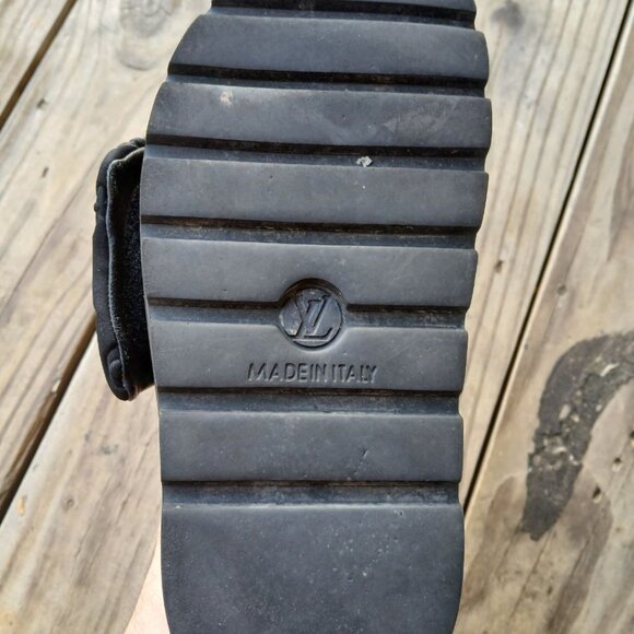 Louis Vuitton Black Slide Sandals - Picture 5 of 5